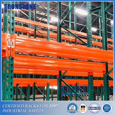 Teardrop Warehouse Palettenregale geeignet für 40&quot;x48&quot; US-Standardpaletten