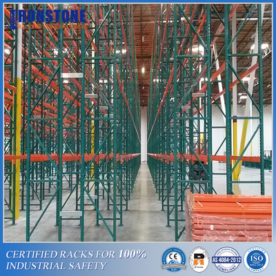 Industrie-kompatibles Träne-Palettenregal-System mit großen Grundplatten