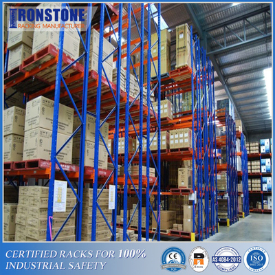 LIFO-Inventar doppeltes tiefes Unperishable-Metallpaletten-Speicher-Gestell