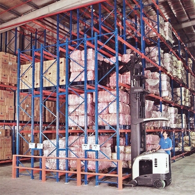 Dauerhaftes doppeltes tiefes Paletten-Racking für industrielle Lagerung mit hoher Dichte