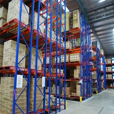 Dauerhaftes doppeltes tiefes Paletten-Racking für industrielle Lagerung mit hoher Dichte