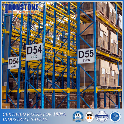 ODM schmales Lager-Paletten-Racking-System Gang-Stark beanspruchen System-RMI