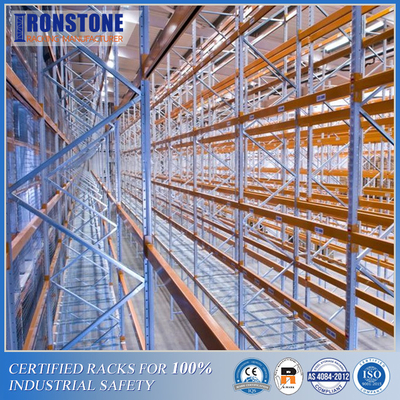 ODM schmales Lager-Paletten-Racking-System Gang-Stark beanspruchen System-RMI