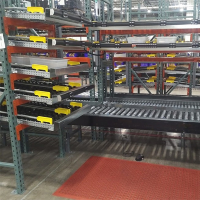 Schwerkraft-genommenes Paletten-Karton-Fluss-Racking-System mit schneller Lagerbewegung