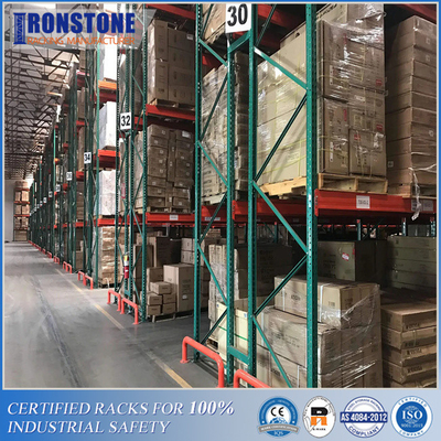 Industrie-kompatibles Träne-Palettenregal-System mit großen Grundplatten